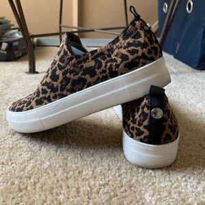 Steve Madden Cheetah Slip on Sneakers Daray-L